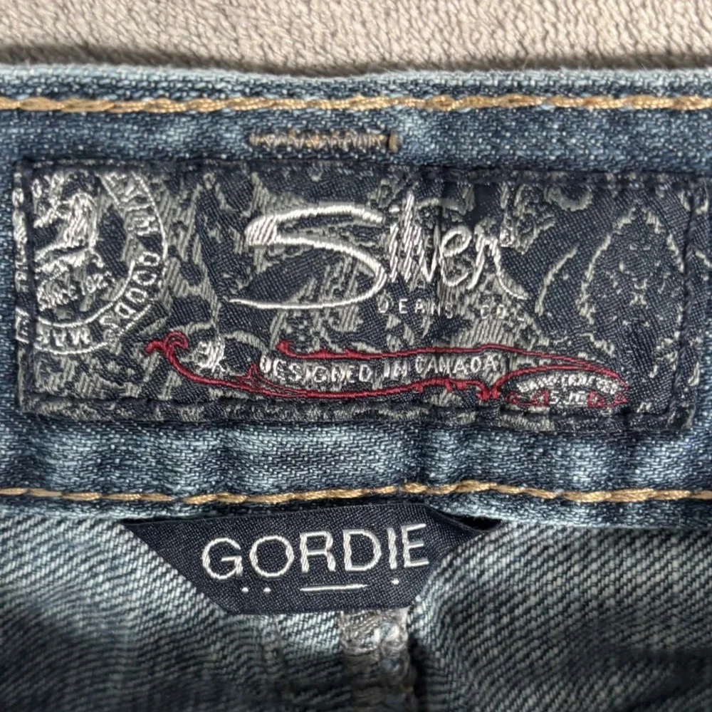 Silver Jeans Co Gordie Jeans‎ Mens Fit 34x28 Loose Fit Straight Leg Blue Denim